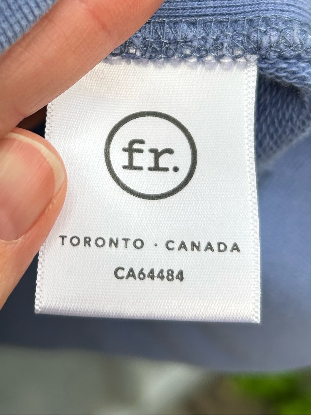 Foreign Rider Co Blue logo hoodie, size “4” (Large) - Picture 10 of 10